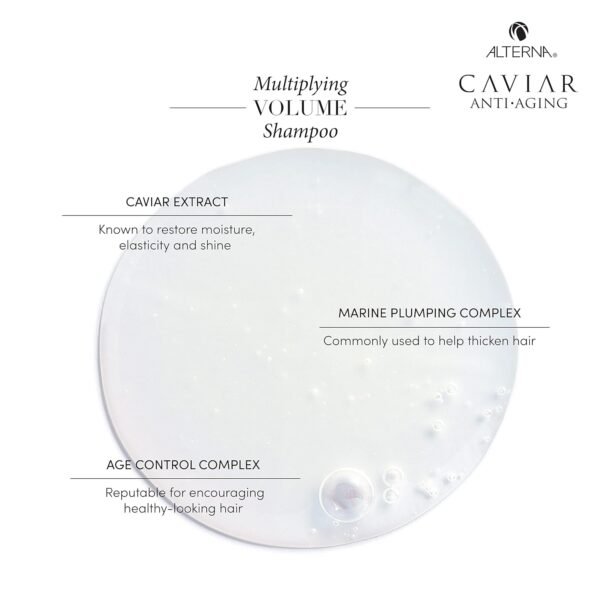CAVIAR Anti-Aging Multiplying Volume Shampoo | For Fine, Limp or Thin Hair | Create Instant Volume and Thickness | Sulfate Free - Image 8