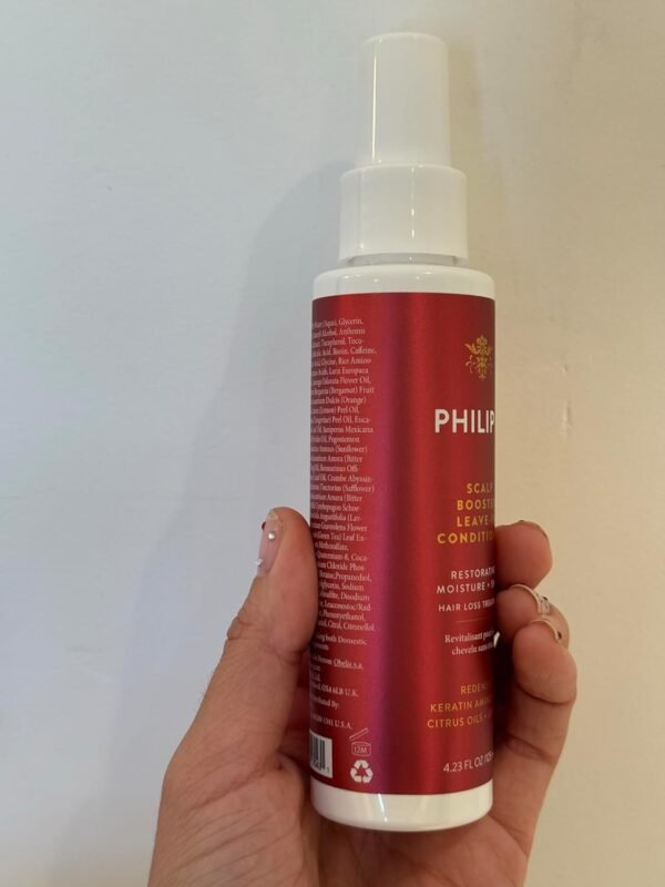 PHILIP B. Scalp Booster Leave-In Conditioner, 4.23 Oz - Scalp Treatment for Thicker, Denser Looking Hair - Made with Redensyl, Keratin Amino Acids and Salicylic Acid - Image 7