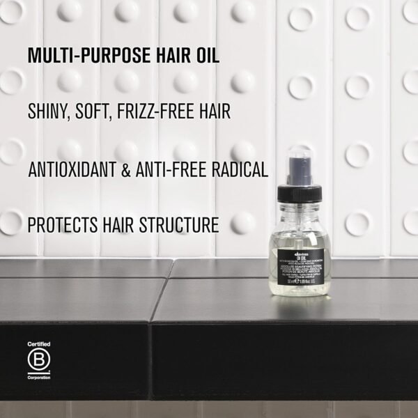 Davines OI Oil | Weightless Hair Oil Perfect for Dry Hair, Coarse & Curly Hair Types | Conrol Frizz | Soft, Shiny Hair - Image 7