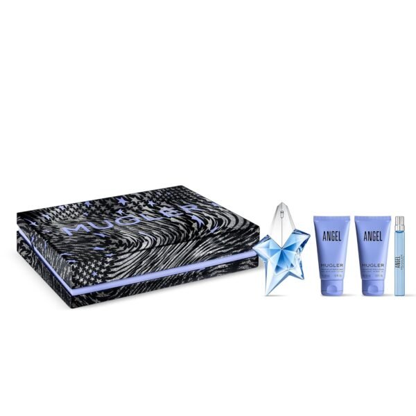 Mugler Angel Eau de Parfum - Women's Perfume Gift Set - Ambery & Woody - Fragrance, 1.6 Fl Oz, 1.6 Fl Oz Lotion, 1.6 Fl Oz Shower Gel, 0.33 Fl Oz Travel Size Perfume - Image 2