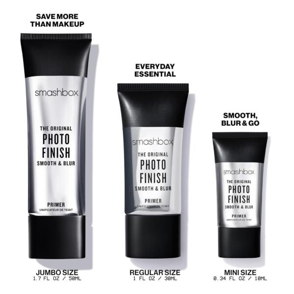 Smashbox The Original Photo Finish Smooth & Blur Makeup Primer | Vitamin E + Oil Free - Image 6
