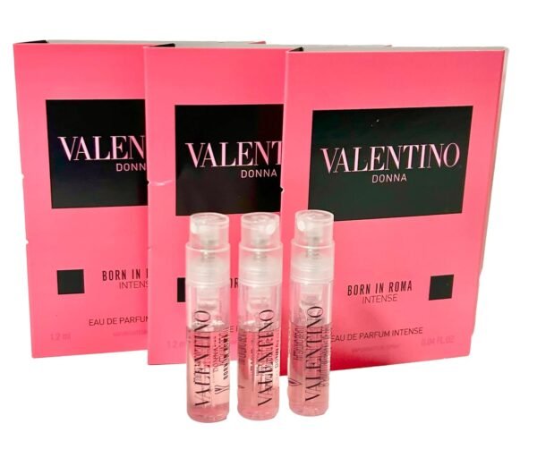 Valentino Born in Roma INTENSE EDP Sample WOMEN Spray Partially filled Mini SMALL Perfume SET OF 3 - Image 2