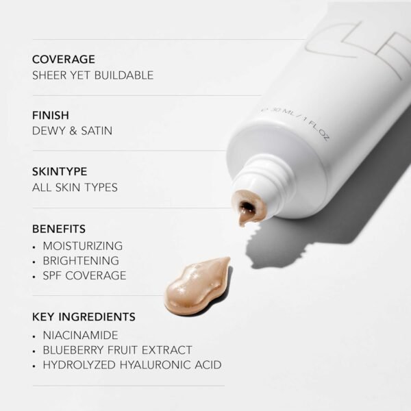 CLE Cosmetics CCC Cream (Neutral Medium Light 201 / SPF 50) - Color Correcting CC Cream with Sunscreen - Lightweight, Hydrating, Light to Medium Coverage Foundation - BB & CC Hybrid - 1 fl oz - Image 6