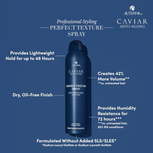 Alterna Caviar Professional Styling Perfect Texture Spray, 6.5 Ounce (Pack of 1) - Image 4