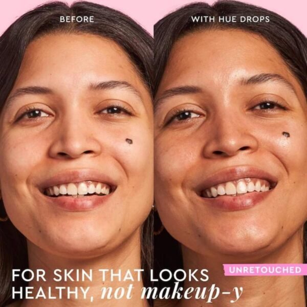 Glow Recipe Hue Drops Tinted Face Serum - Bronzing Drops to Brighten & Hydrate - Skincare Makeup Primer & Liquid Highlighter to Blur Pores for a Radiant, Even Skin Tone - Sunglow (40ml) - Image 4