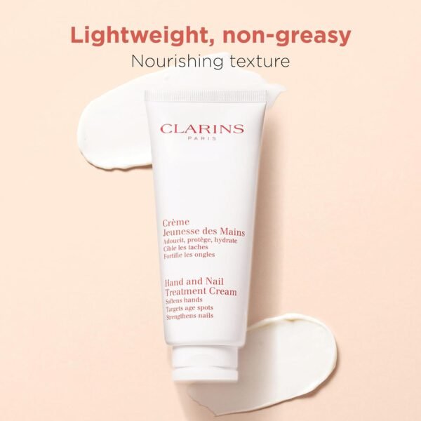 Clarins Hand and Nail Treatment Cream | Award-Winning | Softens, Nourishes and Shields Skin | Strengthens Nails and Conditions Cuticles | Natural Plant Extracts, Including Shea Butter - Image 5