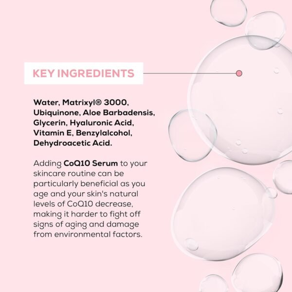 Cosmedica Skincare Coenzyme Q10 Serum 1oz - Wrinkle Reduction, Even Skin Tone, Hydrating & Firming - Cruelty-Free, Paraben-Free, Vegan, Antioxidant Rich Formula for Rejuvenated Complexion - Image 4