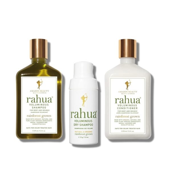 Rahua Voluminous Rituals, Voluminous Shampoo 9.3 fl oz, Voluminous Conditioner 9.3 fl oz, and Voluminous Dry Shampoo 1.8 fl oz, Shampoo and Conditioner Set - Image 2