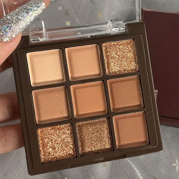 Neutral Nude Brown Smokey Eye Shadow Palette,Rose Gold Bronze Naked Cream Eyeshadow Palette Makeup,Highly Pigmented Natural Eyeshadow for Eyes Long Lasting Naturing-Looking - Image 9