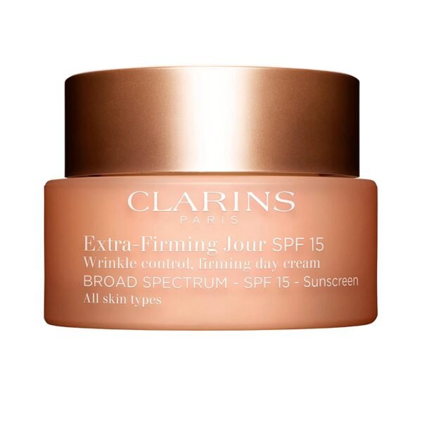 Clarins Extra-Firming Day Cream SPF 15 | Anti-Aging Moisturizer | UVA/UVB Protection | Visibly Regenerated, Firmer Skin* | Boosts Radiance - Image 2