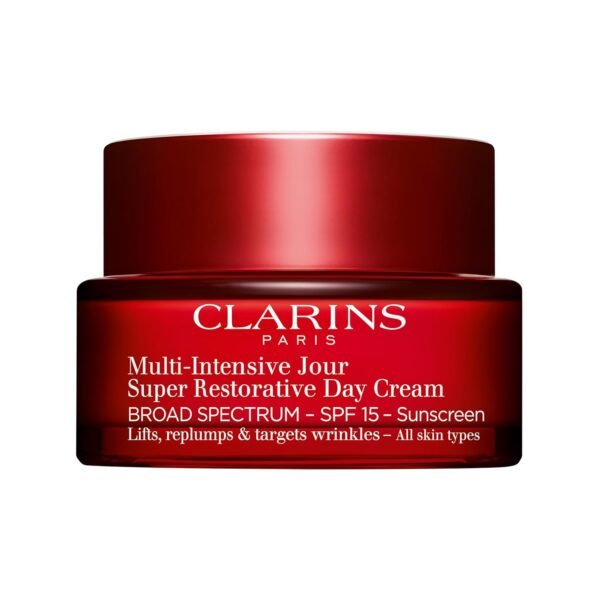 CLARINS Super Restorative Day Cream, Broad Spectrum SPF 15 Sunscreen | Anti-Aging Moisturizer For Mature Skin Weakened By Hormonal Changes | Replenishes, Illuminates & Densifies Skin|Targets Wrinkles - Image 2
