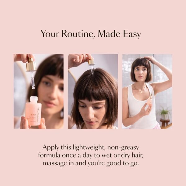 VEGAMOUR GRO Hair Serum for Hair Thinning & Shedding, Thicker Fuller Looking Hair In As Soon As 90 Days, Non Oily, Bergamot Scent, Vegan & Cruelty Free - Image 9