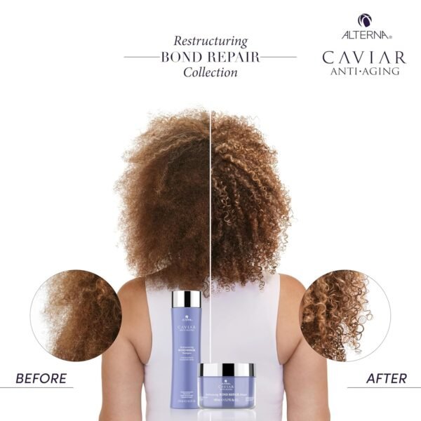 Alterna Caviar Anti-Aging Restructuring Bond Repair Masque, 5.7 Ounce | Strengthens & Protects Damaged Hair , 5.68 Fl Oz (Pack of 1) - Image 7