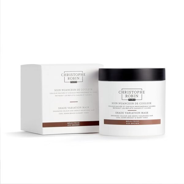 Christophe Robin Shade Variation Mask - Nourishing and Color-Enhancing - Ash Brown 250ml - Image 4