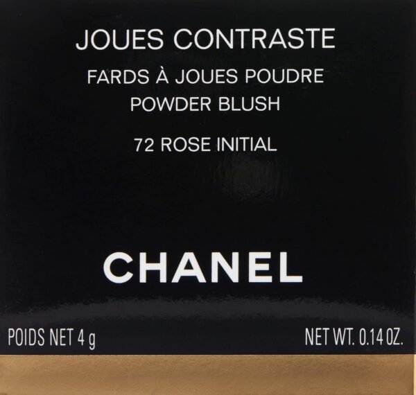 Chanel Joues Contraste Powder Blush No. 72 Rose Initial for Women Blush, 0.18 Ounce - Image 3