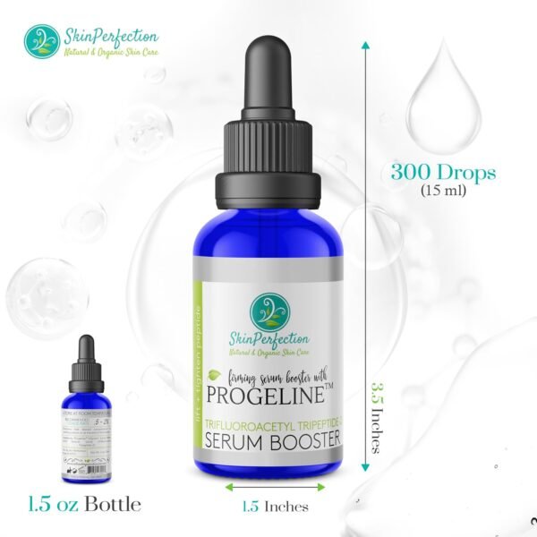 Skin Perfection Firming Serum Booster with Progeline Peptide Repair Serum Neck and Face Progeline Cream Upgrade Trifluoroacetyl Tripeptide-2 Anti-aging Diy .5 Fl Oz - Image 7