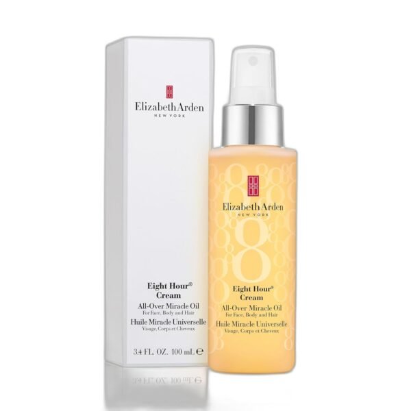 Elizabeth Arden Eight Hour Cream, All-Over Miracle Oil, For Face, Body & Hair, 3.4 Oz - Image 2