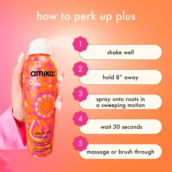 amika perk up plus extended clean dry shampoo - Image 9