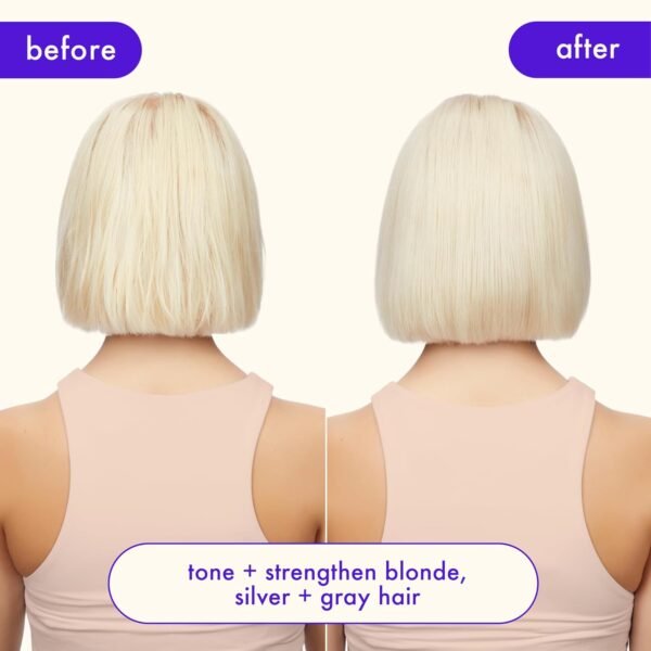 amika bust your brass cool blonde strength repair shampoo - Image 11