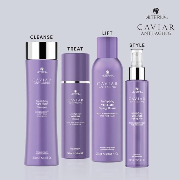 Alterna CAVIAR Anti-Aging Multiplying Volume Masque 5 Fl Oz | Lightweight Hydrating Hair Volumizer Mask for Fine, Thin, Limp or Flat Hair | Adds Shine & Body | Strengthens, Detangles & Boosts Fullness - Image 5