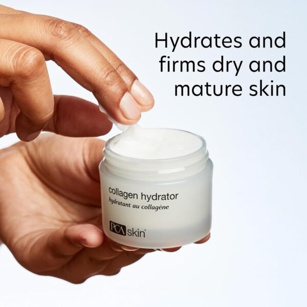 PCA SKIN Hydrating Collagen Cream for Face, Collagen Hydrator Night Cream, Hydrates and Firms Dry Mature Skin, Made with Shea Butter, Olive Fruit Oil, and Sweet Almond Fruit Extract - Image 4