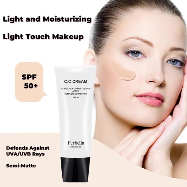 CC Cream for Older Women, 2025 New CC Cream with Spf 50 Self Adjusting for Mature Skin - Image 3
