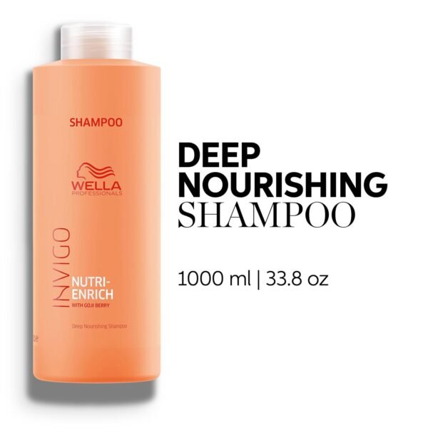 Wella Professionals Invigo Nutri-Enrich Shampoo Deep Nourishing For Dry & Damaged Hair oz - Image 3