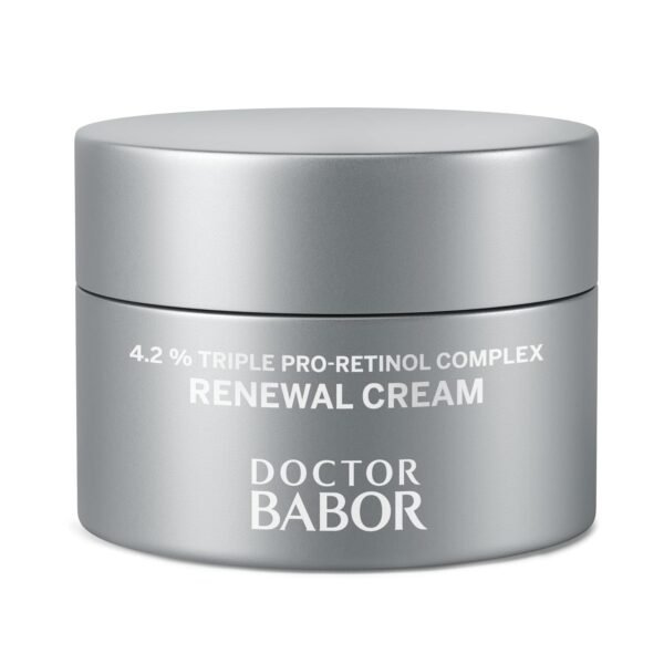 BABOR DOCTOR Renewal Cream | Regenerating anti-aging and anti-pigmentation face cream with pro-retinol complex | For radiant, rejuvenated skin | Refines the complexion | Vegan | 50ml - Image 2