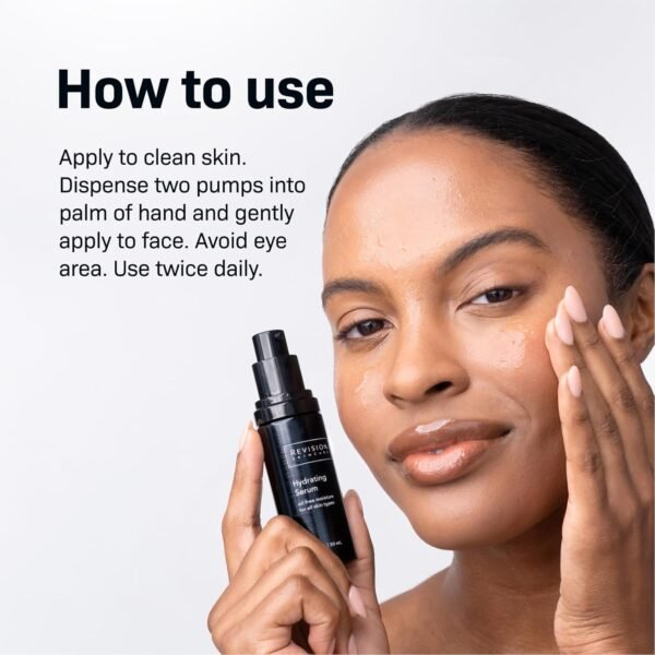 Revision Skincare Hydrating Serum, Moisturizing Anti Aging Serum, Oil Free Formula with Two Forms of Hyaluronic Acid - Image 5