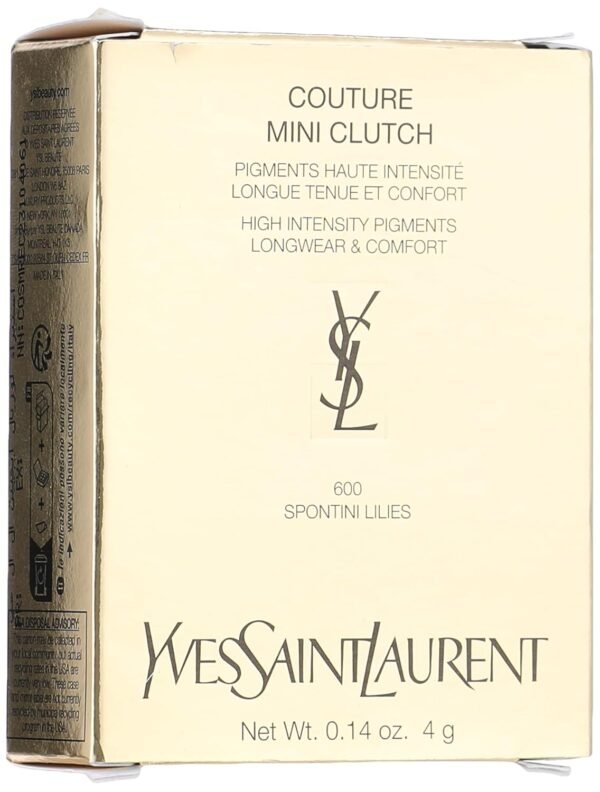 Yves Saint Laurent YSL Couture Mini Clutch # 600 SPONTINI LILIES High Intensity Pigments Longwear & Comfort Eyeshadow Palette - 1732 - Image 3