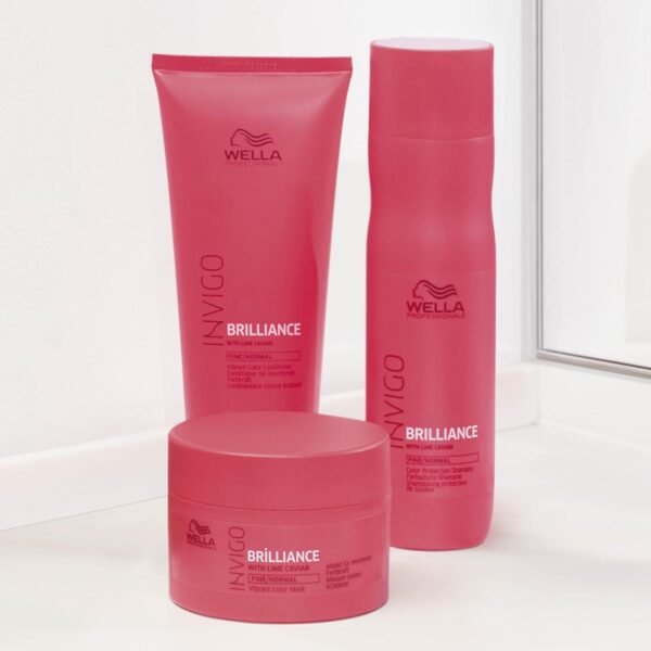 Wella Professionals Invigo Brilliance Hair Mask for Colored Conditioning Treatment Color Vibrancy 5.07 oz - Image 11