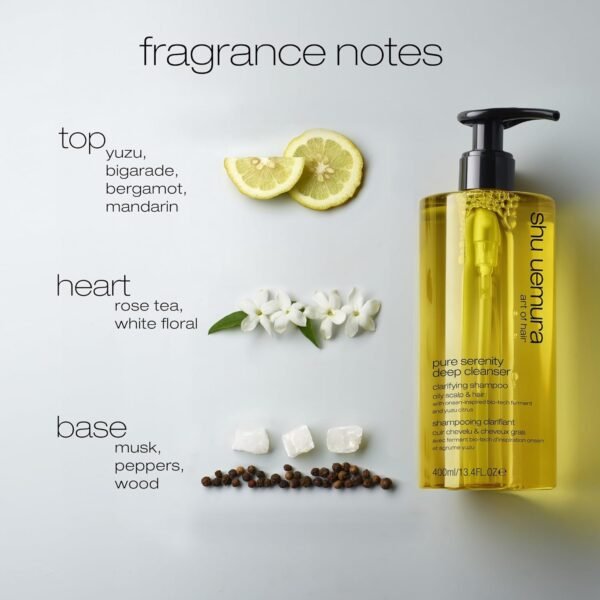 Pure Serenity Clarifying Shampoo - Removes Dirt and Product Buildup, Balances and Removes Excess Oil, 13.4 Fl Oz - Image 6