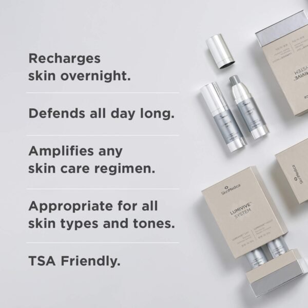 SkinMedica Lumivive Day & Night System - Your Essential Serum Based, Age-Defying Skin Care Set for a Radiant Beauty Routine - Image 4