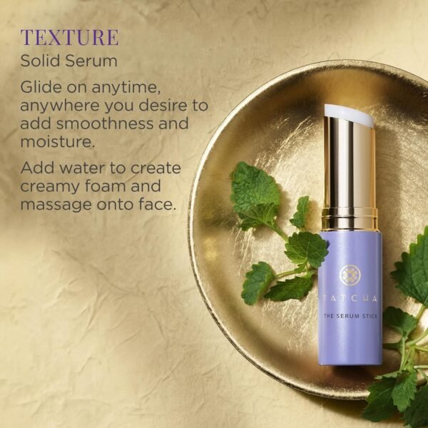 Tatcha The Serum Stick | Smooth Dry Fine Lines Instantly, Face & Eye Brightener Stick 8 G | 0.28 oz - Image 5