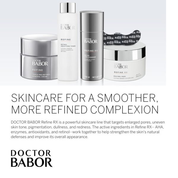 Doctor BABOR Refine Retinol Smoothing Toner, Travel Toner for Face, Hydrating and Reduces Winkles, Redness and Blemishes, 1 oz - Image 4