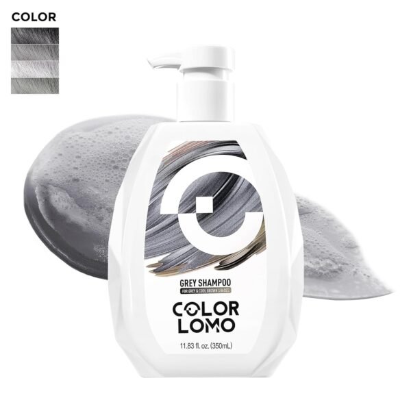 COLROLOMO Ultra Color Safe Shampoo | Help Prevent Fading & Provide Subtle Color Replenishment | Prolong Color Vibrancy and Enhance Shine | Vegan & Cruelty-Free Formula | For Grey Color Treated Hair - Image 9