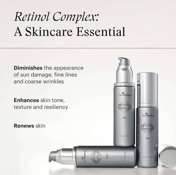 SkinMedica Retinol 1.0 Complex - Retinol Serum for Face, Age-Defying Advanced Retinol Cream That Renews Skin and Diminishes the Appearance of Fine Lines and Wrinkles, 1 Fl Oz - Image 5