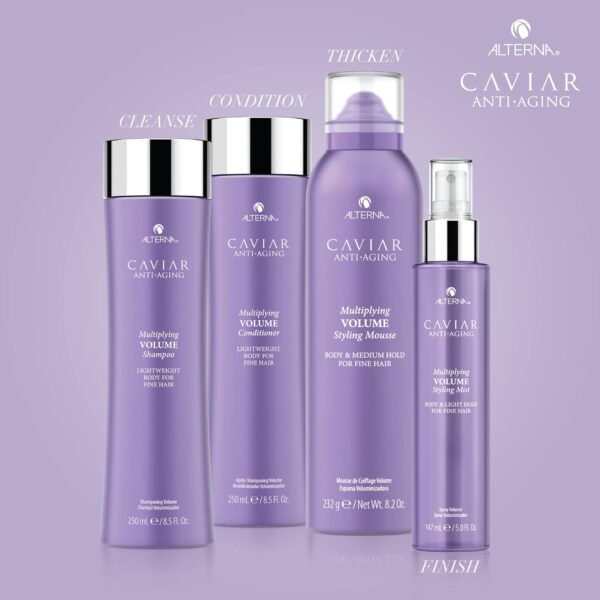 Alterna Haircare CAVIAR Anti-Aging Multiplying Volume Conditioner Travel Size 1.35 Fl Oz | For Fine, Limp or Thin Hair | Create Instant Volume and Thickness | Sulfate Free - Image 4