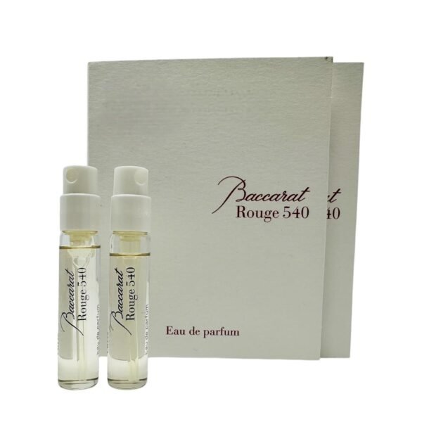 2 B.accarat R.ouge 540 Eau De Parfum Spray Sample Vial 0.06 fl.oz/ 2ml each - Image 3