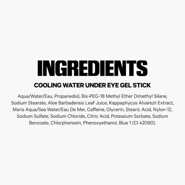 Milk Makeup Cooling Water Under Eye Gel Stick – Helps Reduce the Look of Puffy Eyes + Hydrates Skin with Caffeine + Seawater – Clean, Vegan, Travel Size Formula - Image 5