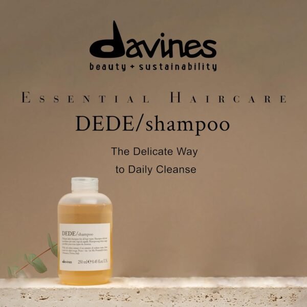 Davines DEDE Shampoo, Delicate Daily Cleansing for All Hair Types, Balance and Add Shine - Image 3