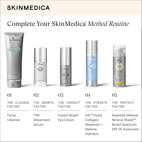 SkinMedica Facial Cleanser - Foaming Face Wash for All Skin Types - Helps Remove Dirt, Oil & Makeup - Enriched with Soothing Panthenol to Encourage Healthy-Looking Skin (6 fl oz) - Image 8