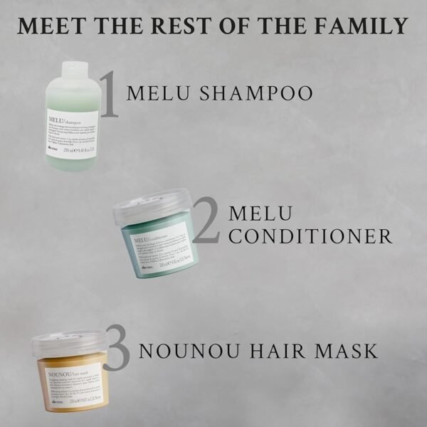 Davines MELU Conditioner, Anti-Breakage Conditioner For Long Hair And Damaged Hair - Image 8