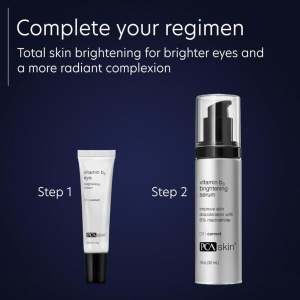 PCA SKIN Vitamin B3 Eye Brightening Cream, Eye Brightener For Bright Eyes, Dark Circles, Wrinkles, and Uneven Skin Tones, Anti Aging Eye Cream, Formulated with Niacinamide, 1 oz Tube - Image 10