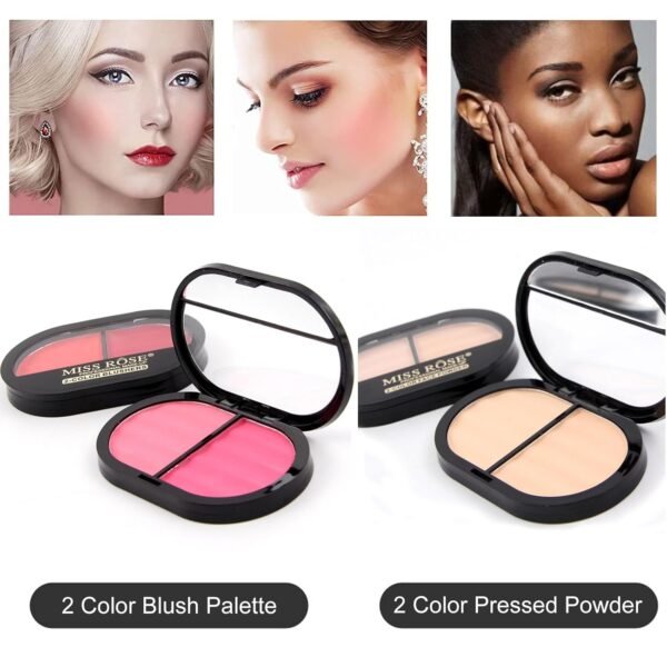 All in One Makeup Kit for Women - Full Professional Kit With Pressed Powder, Blush, Eyeliner, Eyeshadow, Mascara, Lip Gloss and Lipstick (Pink) - Image 3