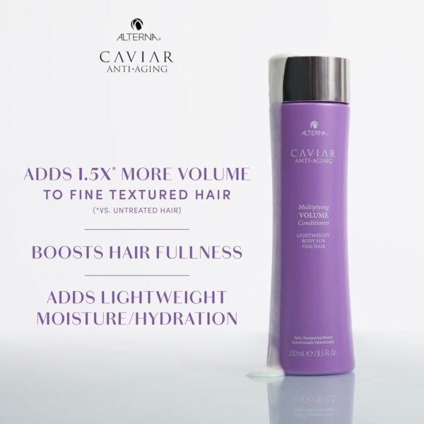 Alterna CAVIAR Anti-Aging Multiplying Volume Conditioner | For Fine, Limp or Thin Hair | Create Instant Volume and Thickness | Sulfate Free - Image 3