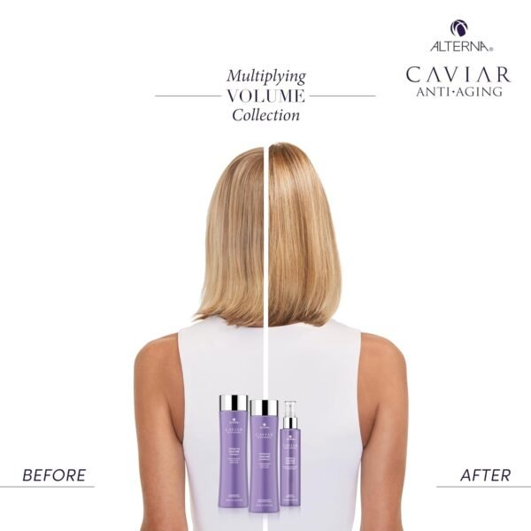 Alterna Caviar Anti-Aging Multiplying Volume Styling Mist, 5 Ounce, For Fine, Thin Hair, Light Hold, Sulfate Free - Image 8