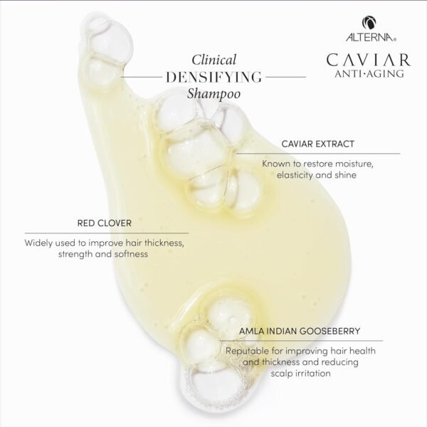 CAVIAR Anti-Aging Clinical Densifying Shampoo | For Fine, Thinning Hair | Thickens Hair, Protects Scalp | Sulfate Free - Image 6