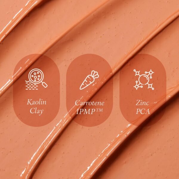 APRILSKIN Carrotene IPMP 3-Min Quick Dry Pore Caring Clay Mask | Kaolin & Zinc PCA | Reduces Pores & Sebum | Cooling Effect | Vegan | Gentle Exfoliation | Korean Skin Care | 100g 3.52 oz. - Image 3