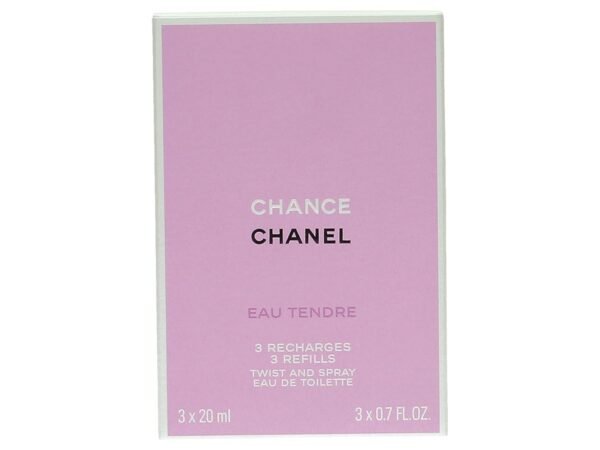 Chanel Chance Eau Tendre Twist & Spray Eau De Toilette Refill 3x20ml - Image 3
